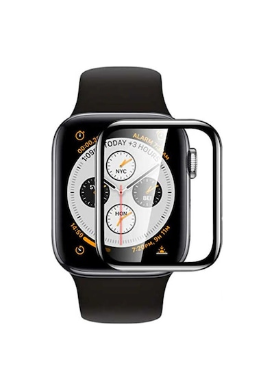 Apple Uyumlu Watch 7 45Mm Eko Pet Saat Ekran Koruyucu-Siyah