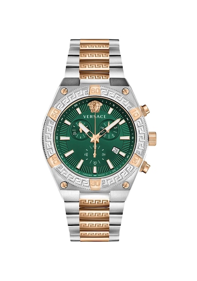 Versace Quartz Erkek Kol Saati Vrscveso01324 Altın - Mavi