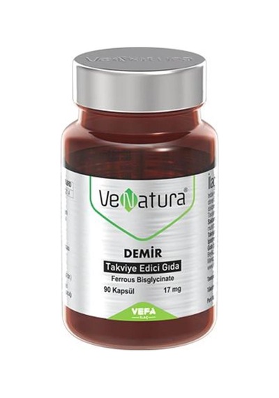 Venatura Demir Takviye Edici Gıda 17 Mg 90   Kapsül