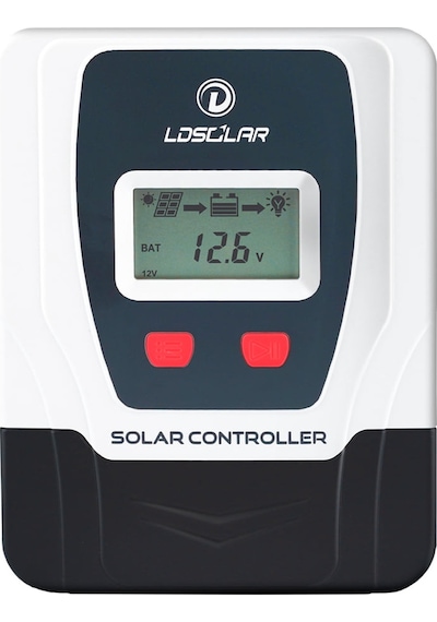Solar Şarj Kontrol Cihazı 30A 12/24V Pwm Lifepo4 Uyumlu