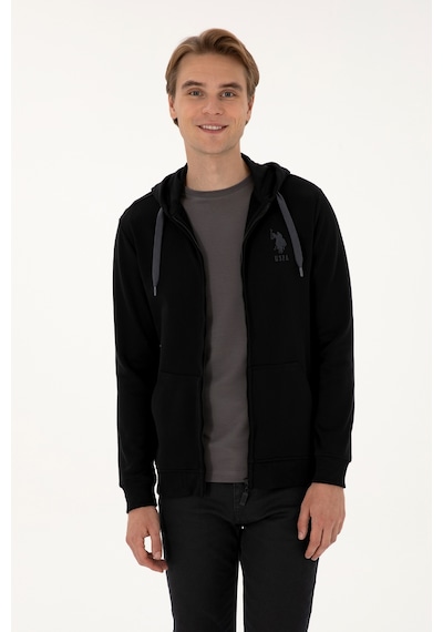 U.s. Polo Assn. Erkek Siyah Hırka Örme 50307765-vr046 Siyah