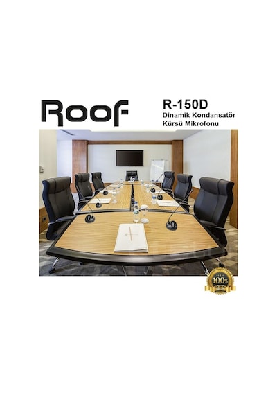 Roof R-150d Dinamik Kondansatör Kürsü Mikrofonu