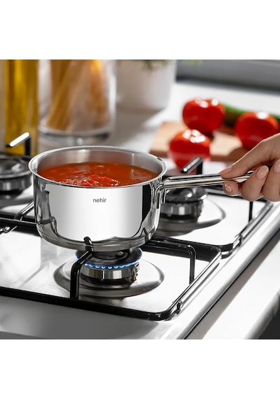 Nehir Silver Çelik Sosluk 14 cm Kapaksız
