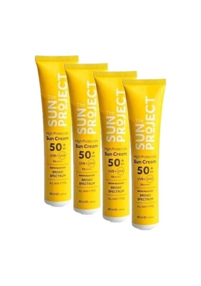 Görkito The Sun Project Yüksek Korumalı Hibrit Güneş Kremi 50+ Spf 40 Ml 4 Paketi