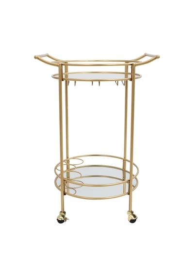 Leala Gold Metal&cam Servis Arabası