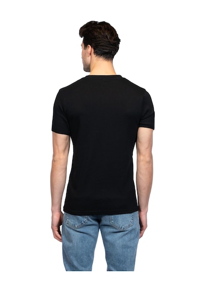 Jsco Hscstore Erkek V Yakalı Basic Siyah Tişört - 8401