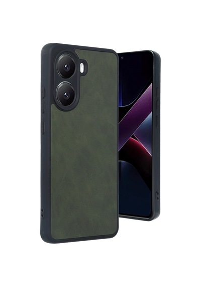Poco X7 Pro Kılıf Aras Deri Kapak - Koyu Yeşil Bzsxx00 1