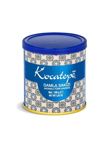 5 Adet Kocatepe Türk Kahvesi Damla Sakızı Aromalı Teneke 100 G
