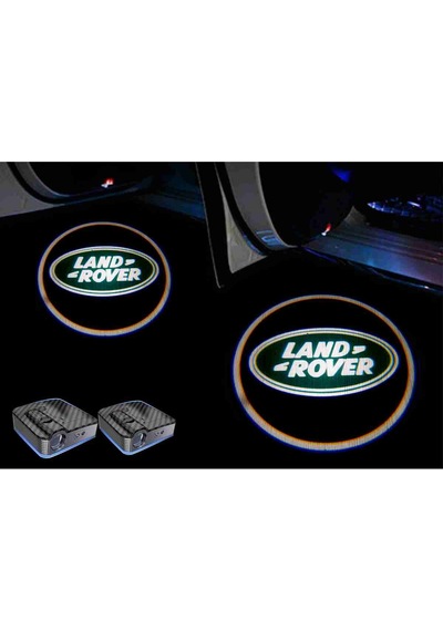 Land Rover Araçlar Için Pilli Yapıştırmalı Kapı Altı Led Logo