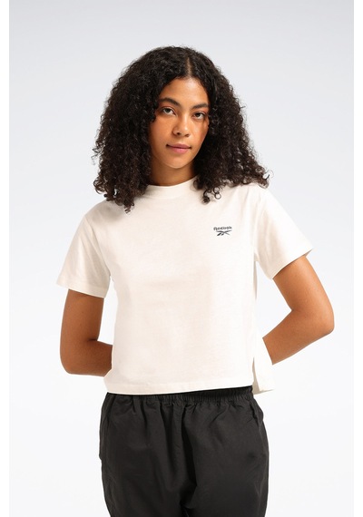 Reebok New Id Unıq Tee Ekru Kadın Kısa Kol T-shirt Ekru-102055628