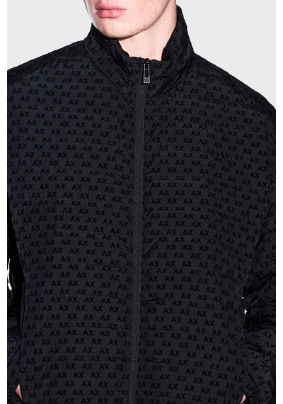 Armani Exchange Kadife Dokulu Dik Yaka Kuş Tüyü Dolgulu Mont Erkek Mont Xm003510 Af19870 Uc001 Siyah