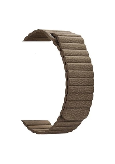 Apple Uyumlu  Watch 44 MM Deri Loop Kordon 44 MM Kayış Seri 4-5