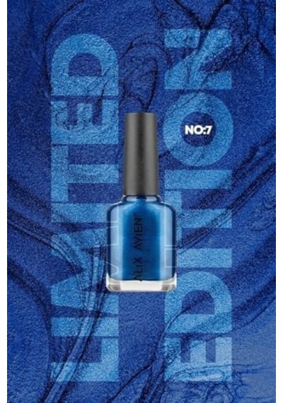 Limited Edition Işıltılı Lacivert Oje-yüksek Pigmentli Kalıcılık Hızlı Kuruma-nail Lacquer No:7 Diğer