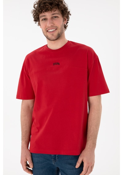 U.S. Polo Assn. Erkek Comfort Fit Bisiklet Yaka Kırmızı Tişört 50306017-VR030 U.S. Polo Assn. Erkek Comfort Fit Bisiklet Yaka Kırmızı Tişört 50306017-VR030