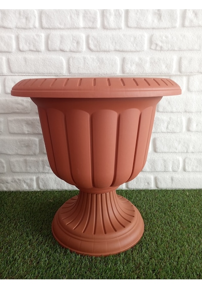 Nergis Saksı 25,3 Lt Dekoratif Saksı Balkon Saksısı Plastik Saksı