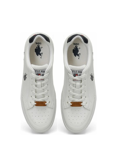 U.s. Polo Assn. Noah Günlük Erkek Dikişli Spor Sneaker Ayakkabı Beyaz