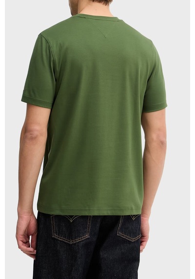 Tommy Hilfiger Erkek T Shirt Mw0mw41463 L01 Yeşil Yeşil