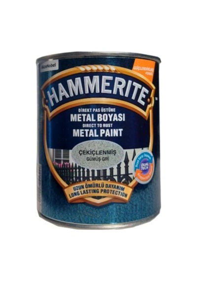 Marshall Hammerite Çekiçlenmiş Metal Boyası 0,75 Lt Gümüş Gri