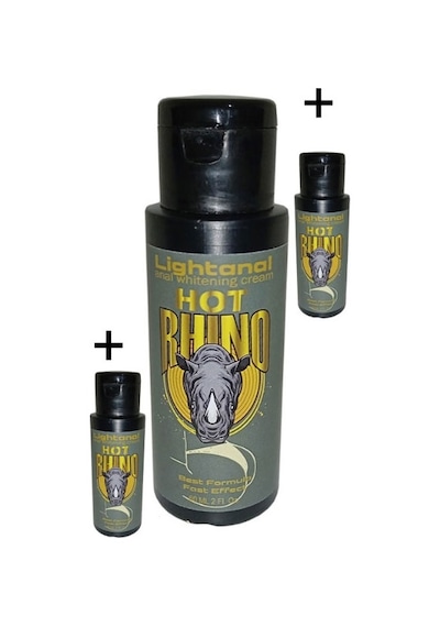 Hat Rhino Hem Kadın Hem Erkekler Içìn Analwhiteningcream 3 Adet Analbeyazlatıcı Krem 60 Ml