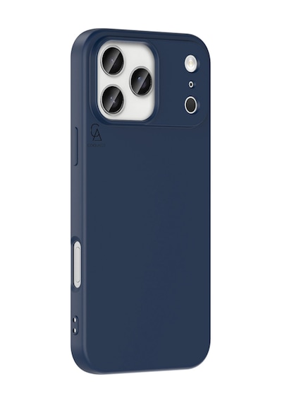 Apple Uyumlu iPhone 17 Pro Max Içi Kadife Lansman Kılıf Ve 5d Tam Kaplayan Cam Ekran Koruyucu Lacivert