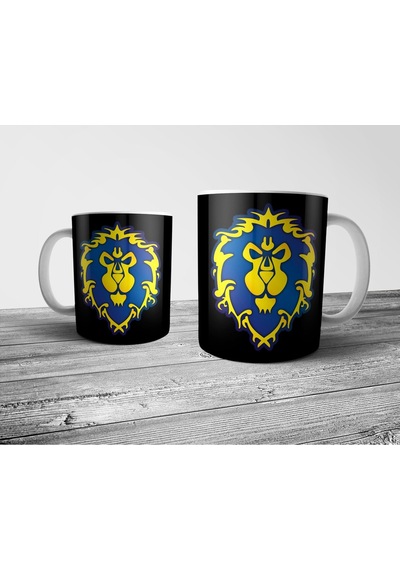 World Of Warcraft Alliance Kupa Bardak Model 1 Çok Renkli