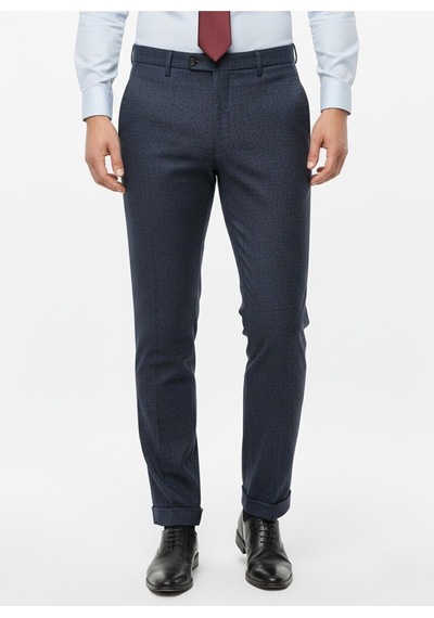 Presto Erkek Slimfit Armürlü Pantolon Lacivert 3193-250 Lacivert