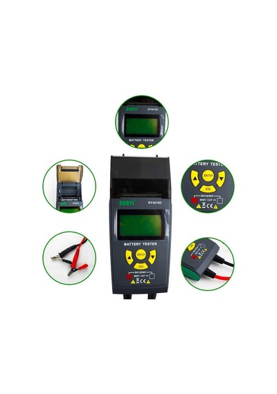 Duoyı Dy3015C Yazıcılı Otomotiv Akü Test Cihazı 12V 24V N11.66