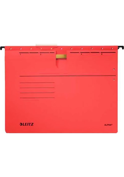 Leıtz 6515-25 Delta Askılı Dosya Telsiz Kırmızı 25 Adet