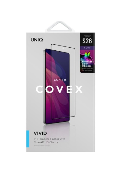 Samsung Uyumlu Galaxy S26 Plus Ekran Koruyucu Cam Optix Covex Vivid Serisi True Hd Clarity Teknolojisi