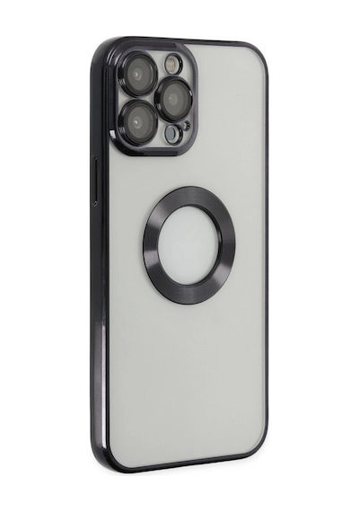 Apple Uyumlu   iPhone 13 Pro Max Kılıf Slot Silikon - Siyah