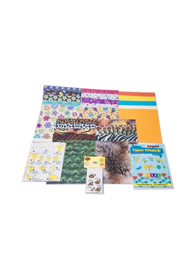 Hayal Origami Kağıt Seti Karışık 100 Lü Paket -
