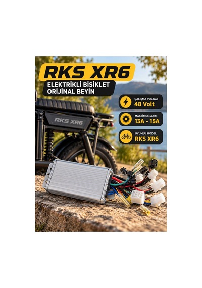 Xr6 Elektrikli Bisiklet Beyin Siyah