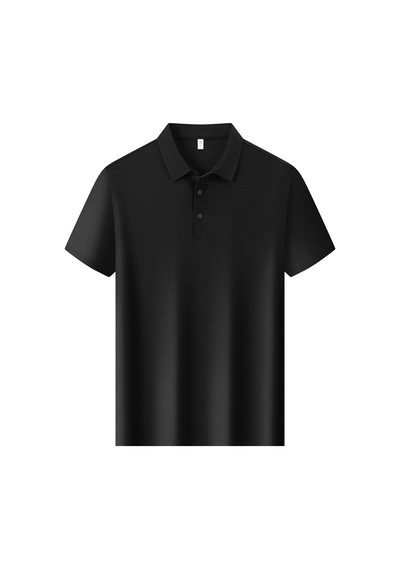 New Performance Premium Polo T-shirt 80% Nylon 20% Spandex Siyah