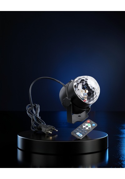 Rgb Led Disko Küresi 7 Modlu Xuczminidiskotopu