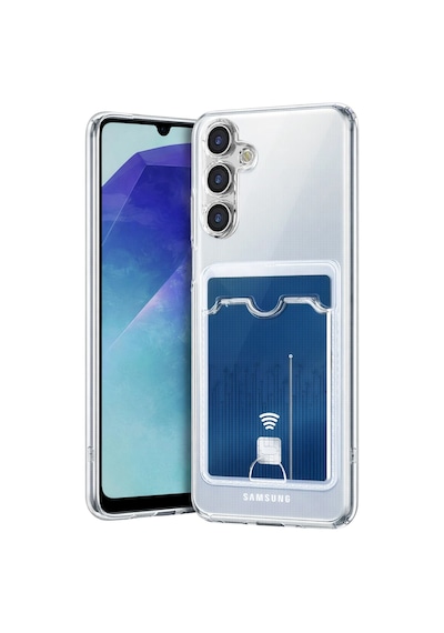 Samsung Galaxy  Uyumlu  A57 5g Kart Şeffaf Silikon - Şeffaf