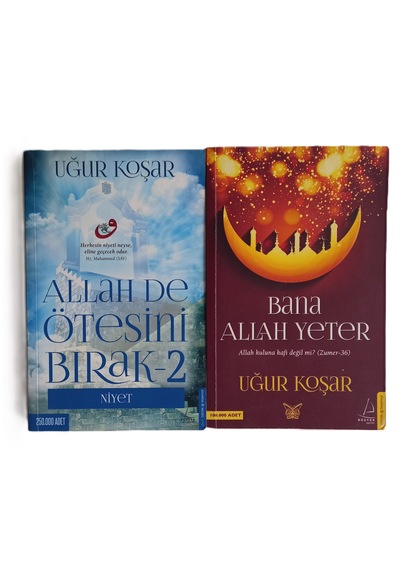 Bana Allah Yeter & Allah De Ötesini Bırak 2 Kitap Set 2. El