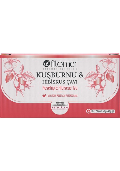 Fitomer Kuşburnu & Hibiskus Çayı 20 x 1.5 G
