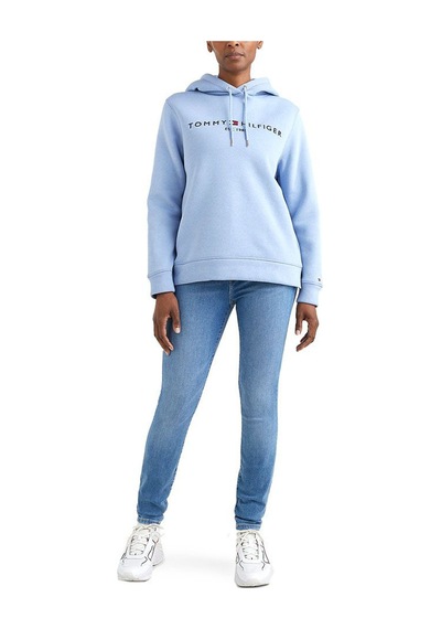 Tommy Jeans Kadın Sweatshirt-dw0dw15649 Mavi