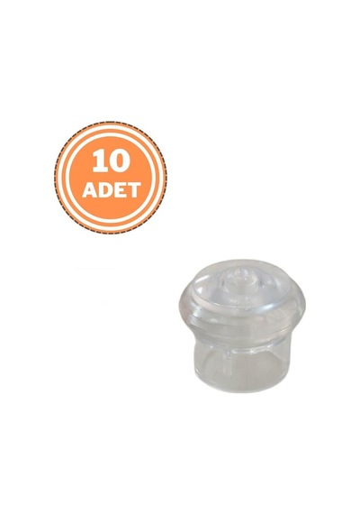 10 Adet Metali Kapı Yer Tamponu Stoper Şeffaf