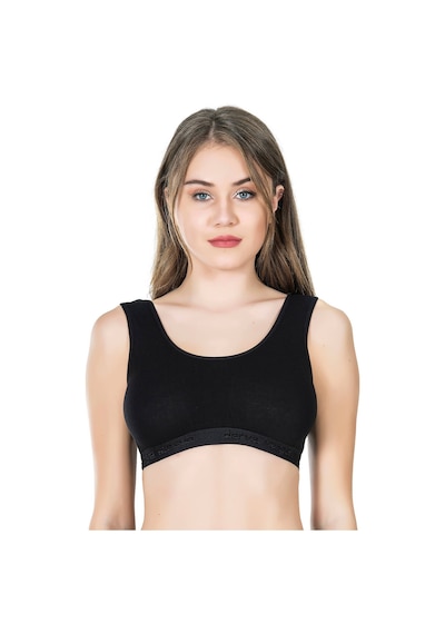 Moon Wear Geniş Askılı Body Sütyen 524 Siyah