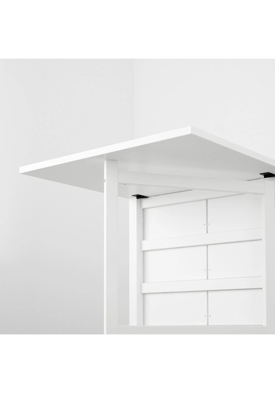 Ikea Beyaz Modern Yemek Masası - Katlanır Mutfak Masası