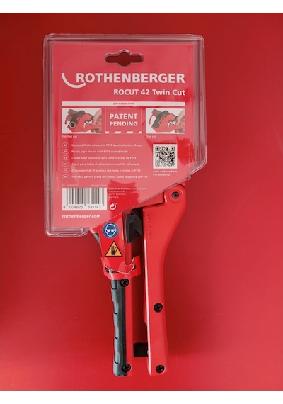 Rothenberger Plastik Boru Makası Rocut 42 Twin Cut