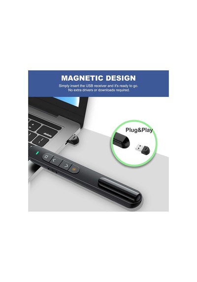 Kablosuz Sunum Cihazı Slayt Değiştirici Usb Power Point Uzaktan Kumanda Kalemi Ppt Kontrol Cihazı