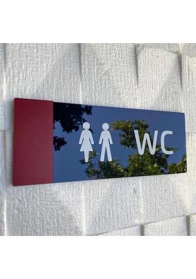 Red Line Serisi Wc Yönlendirme Tabelası