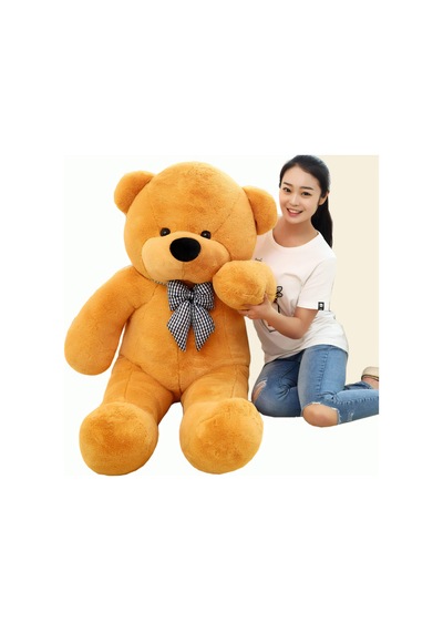 Kuki Oyuncak 120Cm Sevimli Açık Kahverengi Peluş Ayı