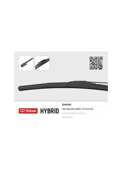 Gld-spt- Silecek Süpürgesi Hybrıd Tip 400mm Universal