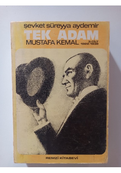 Tek Adam Mustafa Kemal 3.cilt- Ürün 2.el Kitaptır