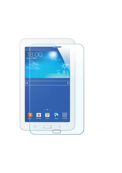 Samsung Uyumlu Galaxy T110 Tab 3 Lite 7.0 için Nettech Ön Koruma Cam Ekr