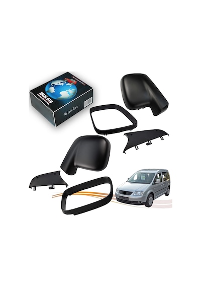 Volkswagen Caddy 3 2004 - 2015 Dış Ayna Kapak Seti -sol & Sağ 7e18575289 B9