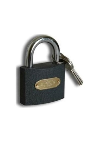Gri Asma Kilit - 25 Mm-5 Adet